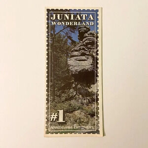 Vintage Juniata Wonderland Pennsylvania  Travel Brochure Souvenir